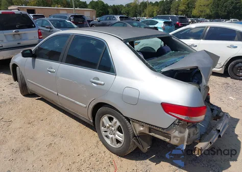 2003 Honda Accord 2.4 Lx из США, поврежденный, VIN 1HGCM56383A053366